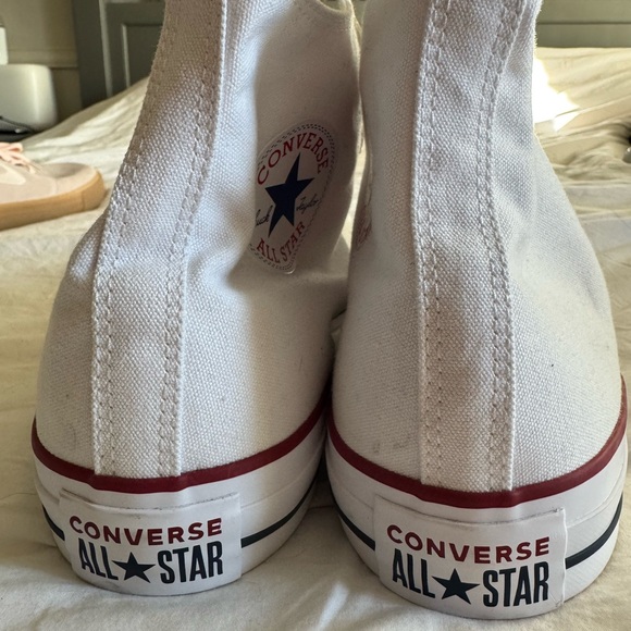 Converse Chuck Taylor White High-Tops Men Sz 16 - Picture 3 of 5